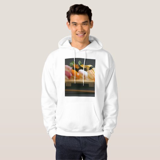 Classic Wooden Sushi Set Hoodie (Voorkant volledig)