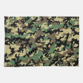 Classic Woodland Camo Kitchen Towels Theedoek (Horizontaal)