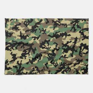 Classic Woodland Camo Kitchen Towels Theedoek