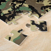 Classic Woodland Camo Puzzle Legpuzzel (Zijkant)