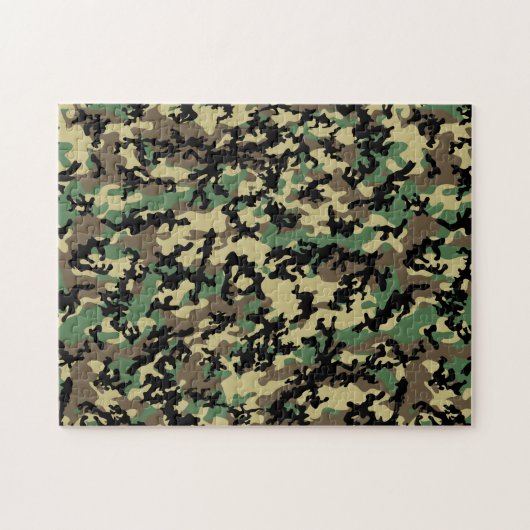 Classic Woodland Camo Puzzle Legpuzzel (Horizontaal)