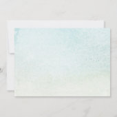 Classic Woodland Fox Baby shower Kaart (Achterkant)