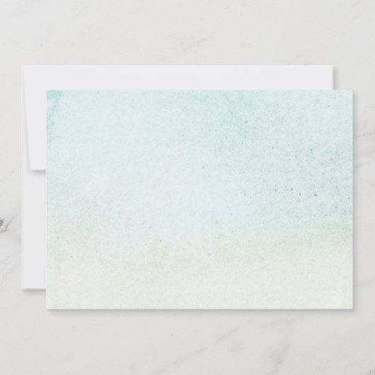 Classic Woodland Fox Baby shower Kaart (Achterkant)