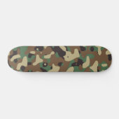 Classic Woodland Pattern Camo Persoonlijk Skateboard (Horizontaal)