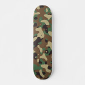 Classic Woodland Pattern Camo Persoonlijk Skateboard (Voorkant)