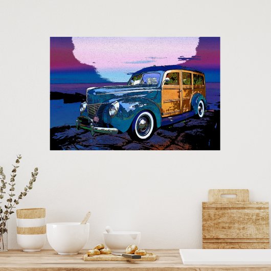 Classic Woody Poster (Keuken)