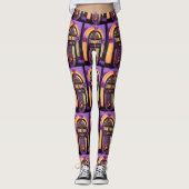 Classic Wurlitzer Jukebox Leggings (Voorkant)