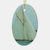 Classic Yacht Mariquita Keramisch Ornament (Links)