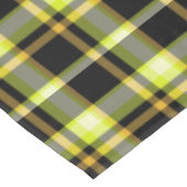 Classic Yellow Black Plaid Pattern Retro Tartan Tafelkleed (Gekanteld)