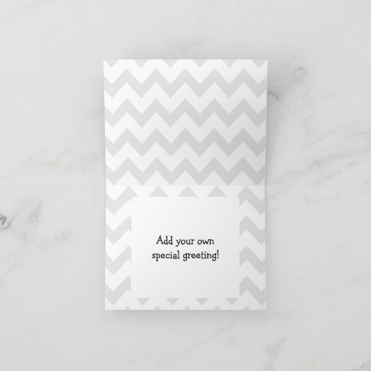 Classic Yellow Happy Face Custom Note Kaart (Binnen)