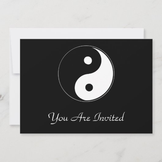 Classic Yin Yang Kaart (Voorkant)