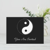 Classic Yin Yang Kaart (Staand voorkant)
