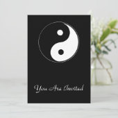 Classic Yin Yang Kaart (Staand voorkant)