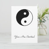 Classic Yin Yang Kaart (Staand voorkant)