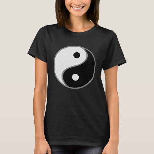 classic yinyang for balance life t-shirt (Voorkant)