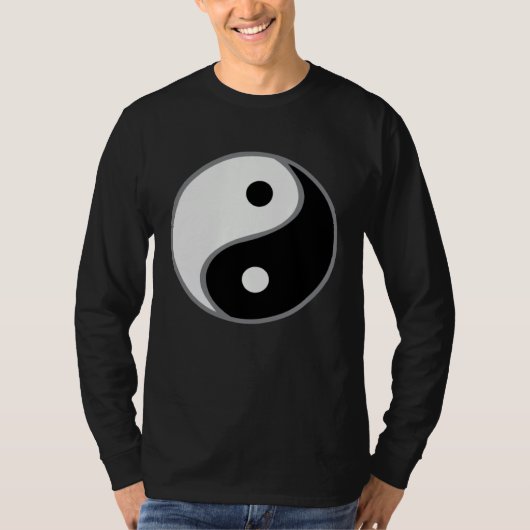 classic yinyang for balance life t-shirt (Voorkant)