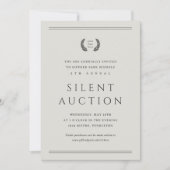 Classic Your Logo Here Business Silent Auction Kaart (Voorkant)