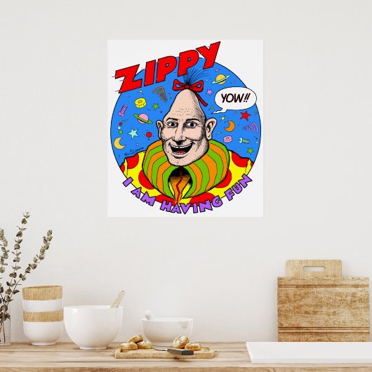 Classic Zippy Poster (Keuken)