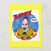 Classic Zippy Yellow Briefkaart (Voorkant)