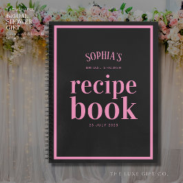 Classic  Zwart Vrijgezellenfeest Receptenboek Notitieboek