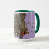 Classical Christmas Nativity Art Coffee Mug Mok (Voorkant rechts)