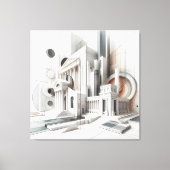 Classical Fusion Architecture Canvas Afdruk (Voorkant)