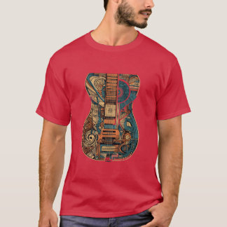 Classical Gitaar Gitarist Band Muziekspeler vriend T-shirt