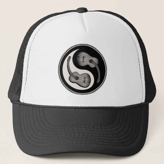 Classical Guitar Yin Yang Trucker Pet (Voorkant)