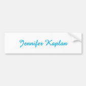 Classical Handwriting Minimalist Professional Bumpersticker (Voorkant)