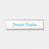 Classical Handwriting Minimalist Professional Deurbordje (Voorkant)