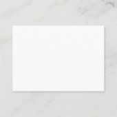 Classical Handwriting Minimalist Professional Informatiekaartje (Achterkant)