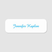 Classical Handwriting Minimalist Professional Naamplaatje (Voorkant)