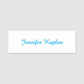 Classical Handwriting Minimalist Professional Naamplaatje (Voorkant)