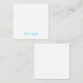 Classical Handwriting Minimalist Professional Notitiekaartje (Voorkant / Achterkant)