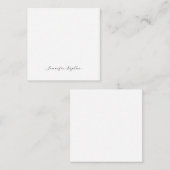 Classical Handwriting Minimalist Professional Notitiekaartje (Voorkant / Achterkant)