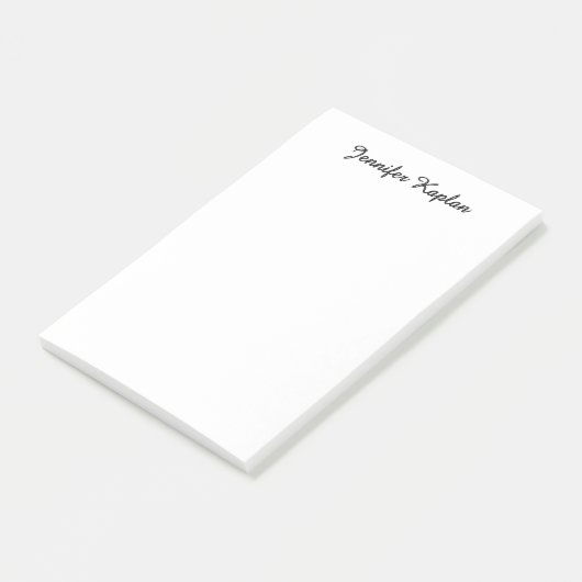 Classical Handwriting Minimalist Professional Post-it® Notes (Schuin)