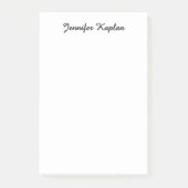 Classical Handwriting Minimalist Professional Post-it® Notes (Voorkant)