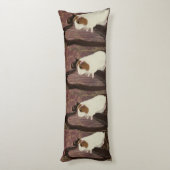 Classical Harpist Guinea Pig Body Pillow Lichaamskussen (Achterkant (Verticaal))