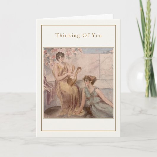 Classical Ladies – “Thinking of You” Card Kaart (Voorkant)