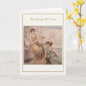 Classical Ladies – “Thinking of You” Card Kaart (Gele Bloem)