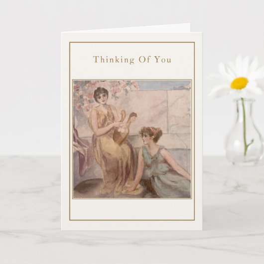 Classical Ladies – “Thinking of You” Card Kaart (Kleine Plant)