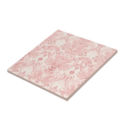 Classical Luxury Old Fashioned Damask Tegeltje (Zijkant)