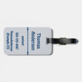 Classical Medical Color Combination Bagagelabel (Achterkant horizontaal)