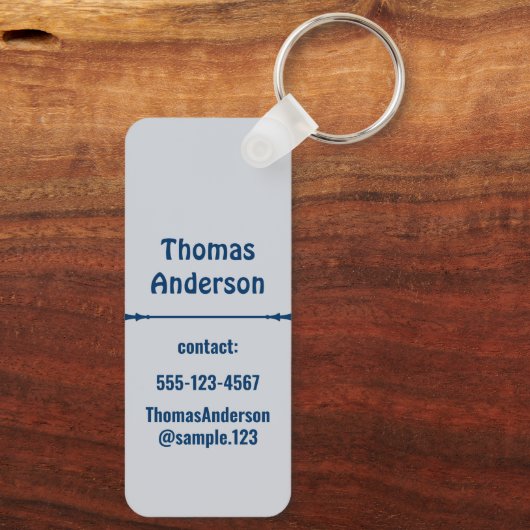 Classical Medical Color Combination Sleutelhanger (Achterkant)