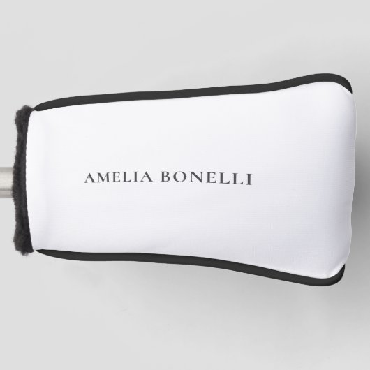 Classical Minimalist Professional Plain Golfheadcover (Voorkant)