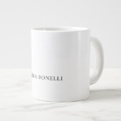 Classical Minimalist Professional Plain Grote Koffiekop (Voorkant rechts)