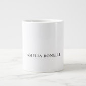 Classical Minimalist Professional Plain Grote Koffiekop (Voorkant)