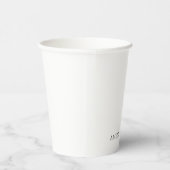 Classical Minimalist Professional Plain Papieren Bekers (Rechts)