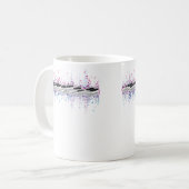 Classical Music Instrument Piano Keyboard Music No Koffiemok (Voorkant links)