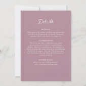 Classical Ornate Art Deco Style Mandala Wedding Kaart (Achterkant)